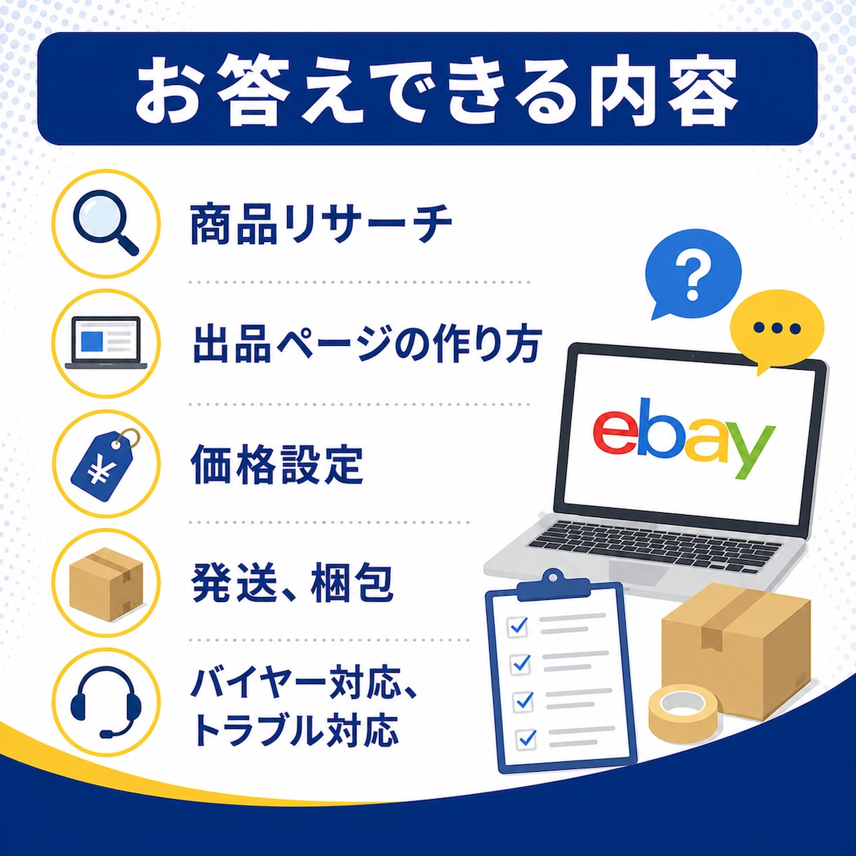 eBayの疑問に1ヶ月実演動画でお答えします 文字で伝わりにくいことは、画面を見せながらお答えします イメージ2