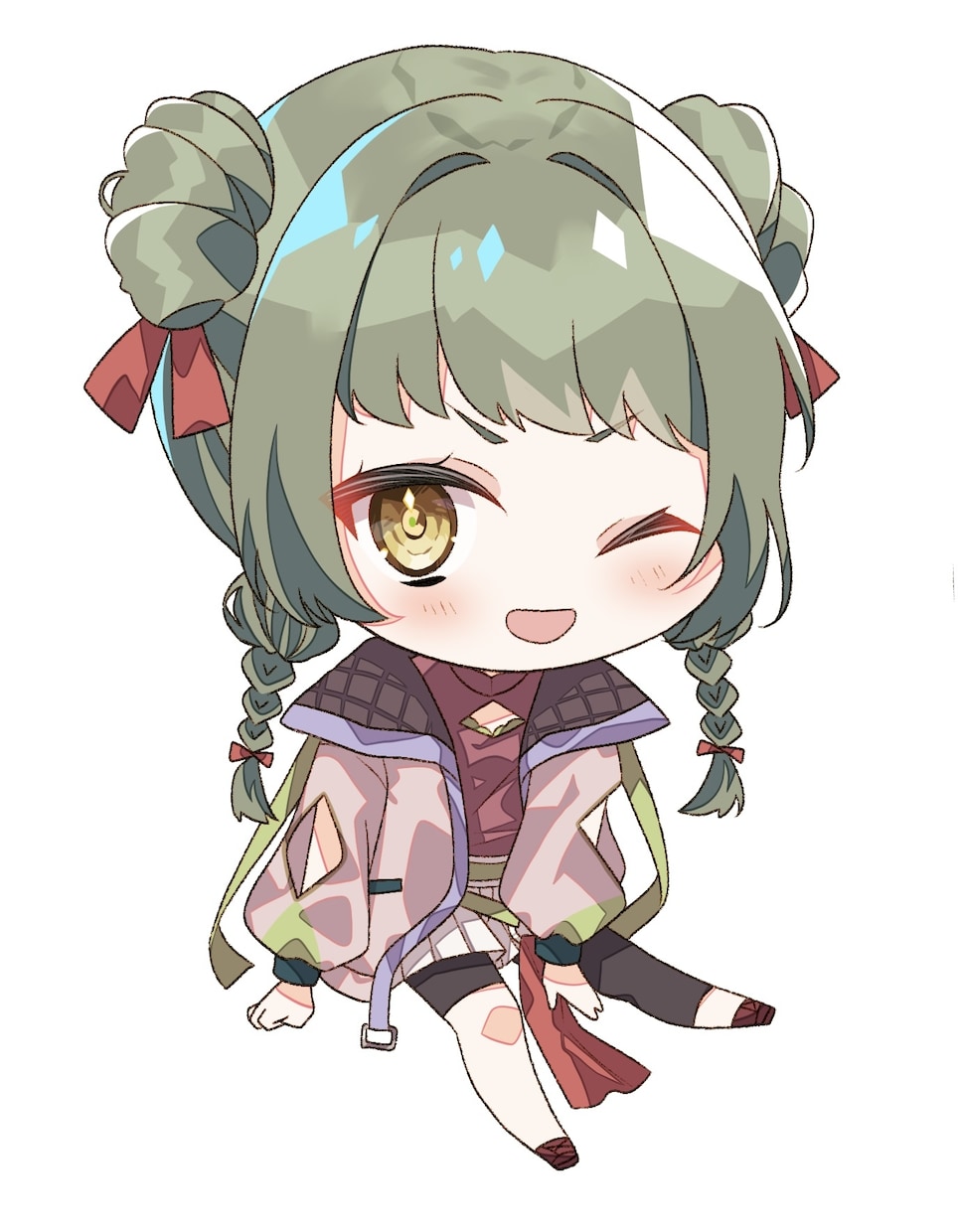 ミニキャライラストオーダーお描きします まるっとした可愛いデフォルメキャライラスト イメージ4