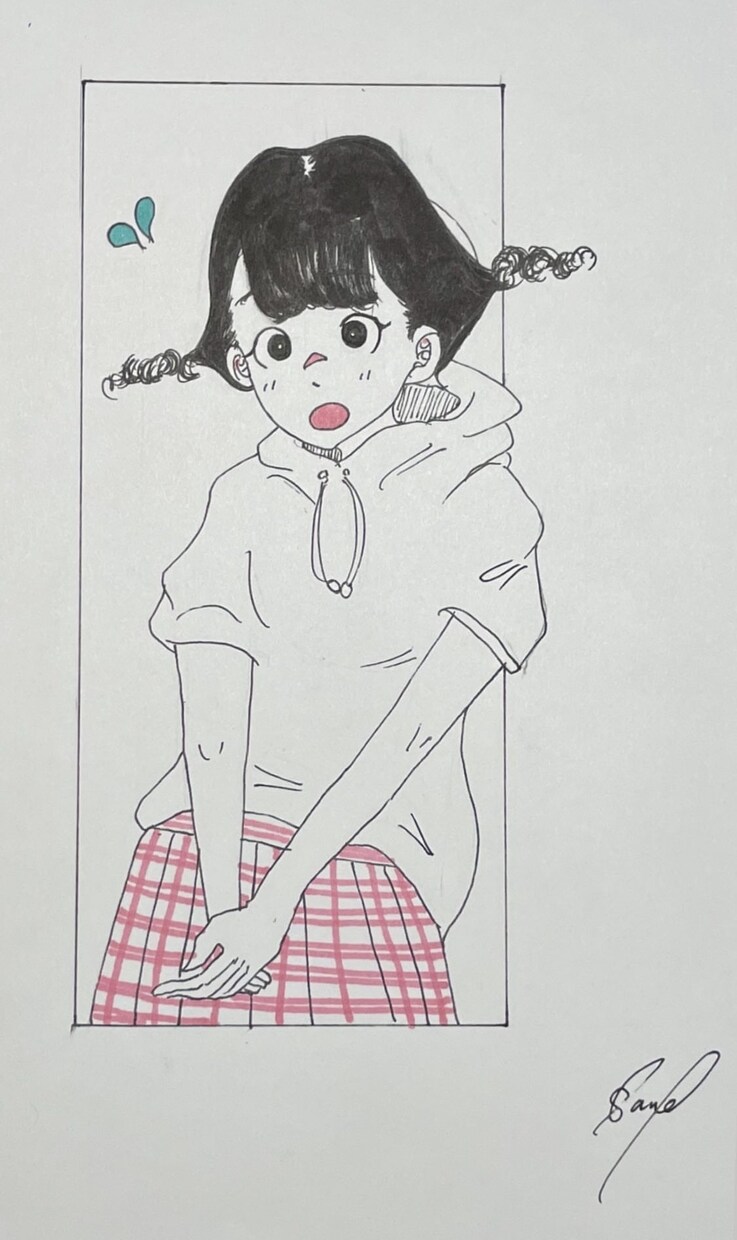 可愛い子を描きます かわいい女の子を描きます。男の子でも可です！ イメージ5