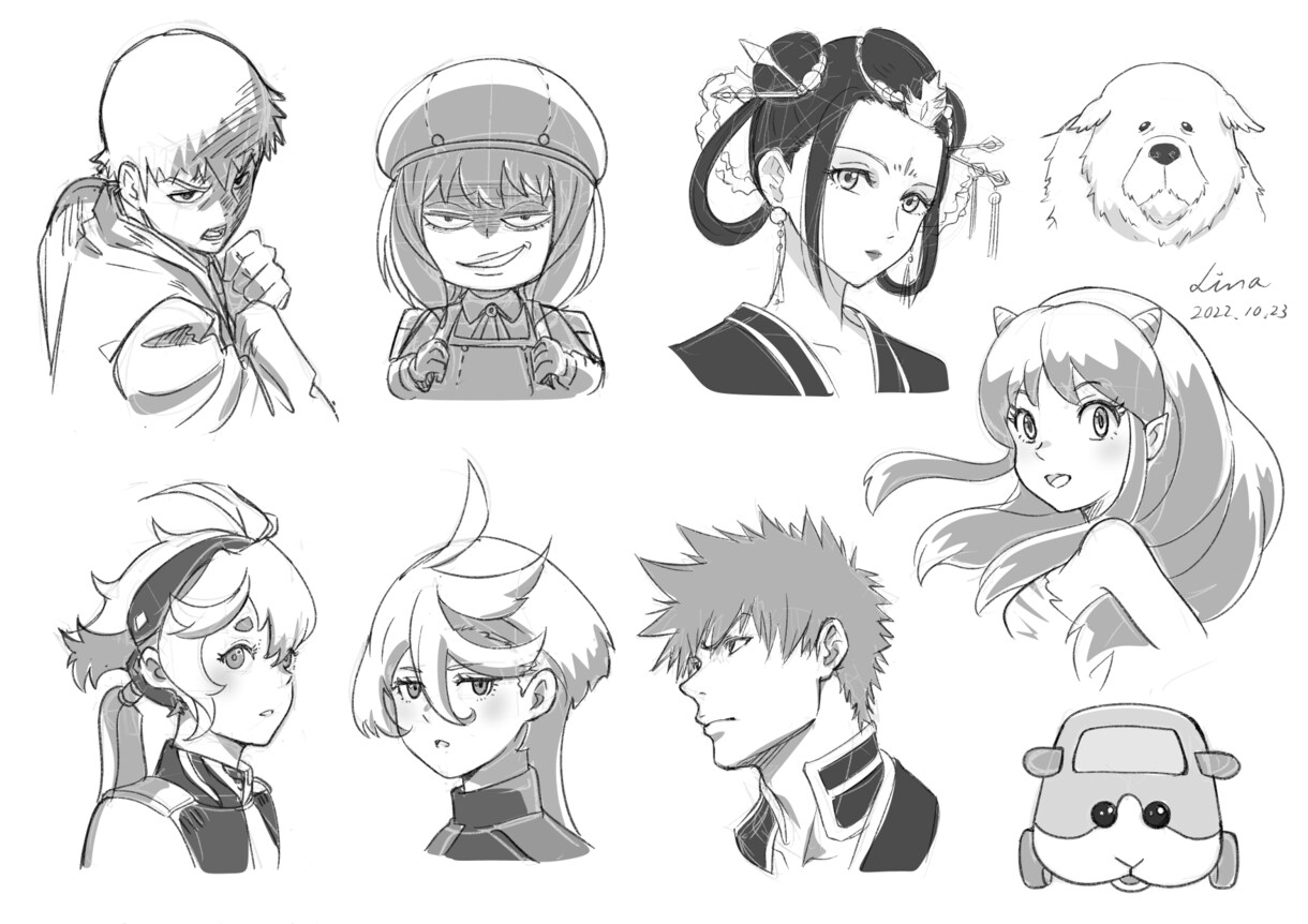 アニメ風イラスト描きます キャラ絵、SNSアイコンなどを描きます！ イメージ10