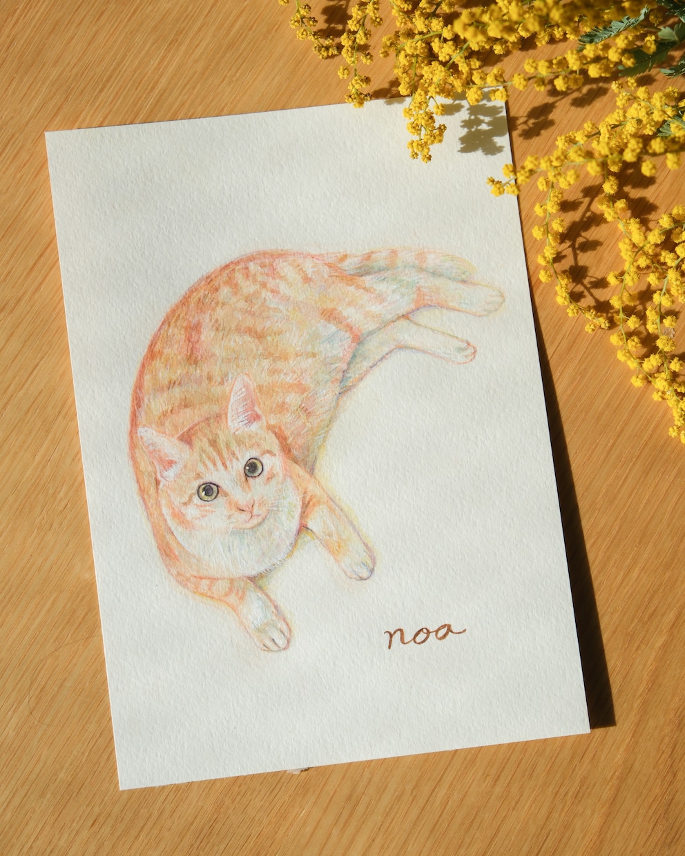 優しい水彩タッチでうちの子ペット似顔絵お描きします やさしい色にほっと癒される♡届いてすぐに飾れる原画納品 イメージ2