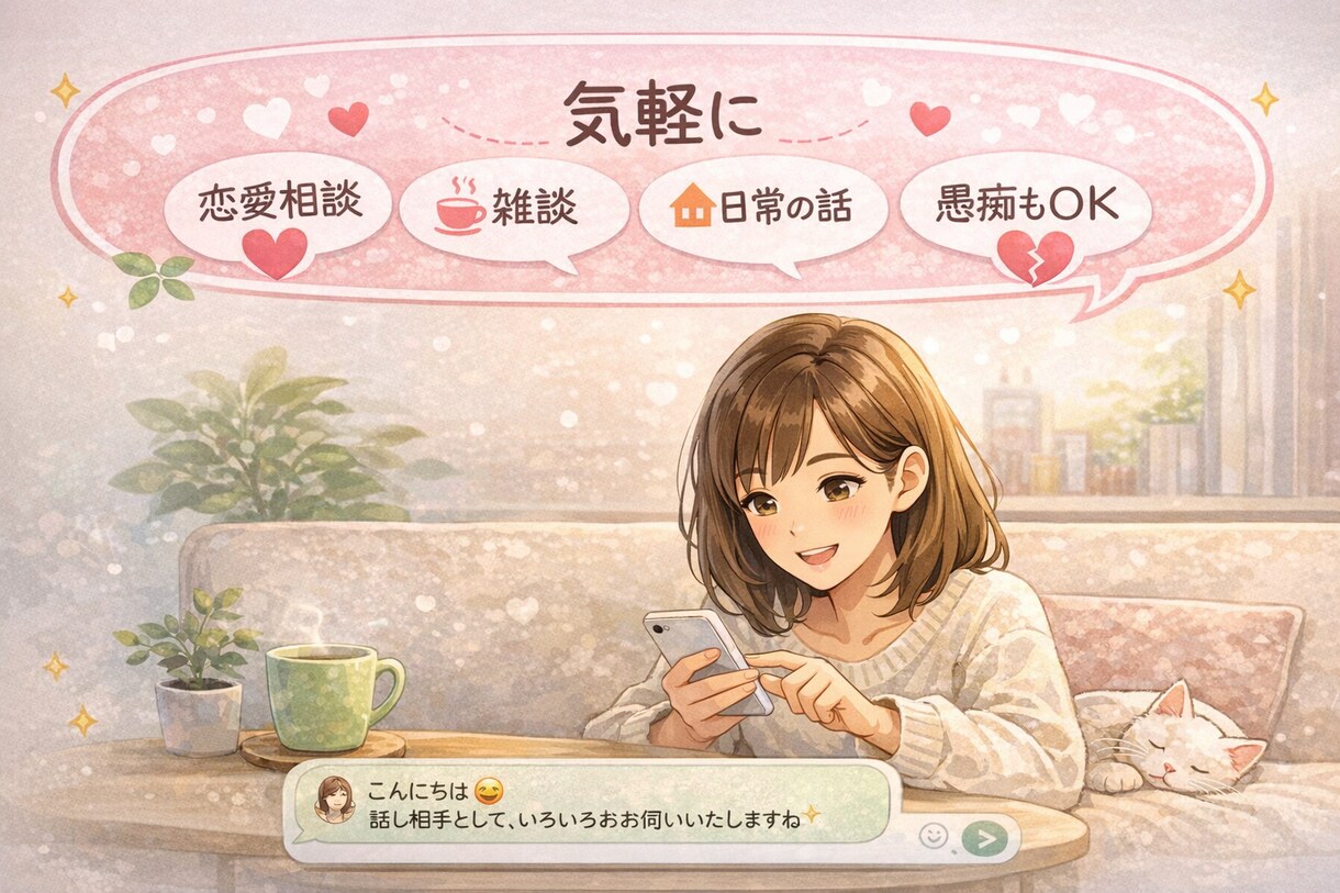チャットで30分お話し伺います 気軽にやり取りしてみませんか？ イメージ1