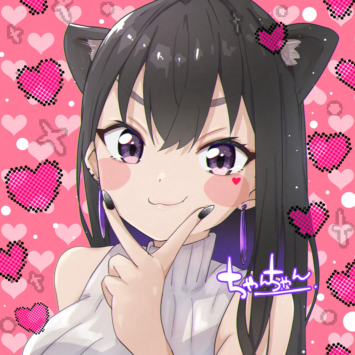 SNS用可愛いアニメ風イラスト描きます！ます アニメにでてきそうなかわいいオリジナルイラストを作成します！ イメージ2
