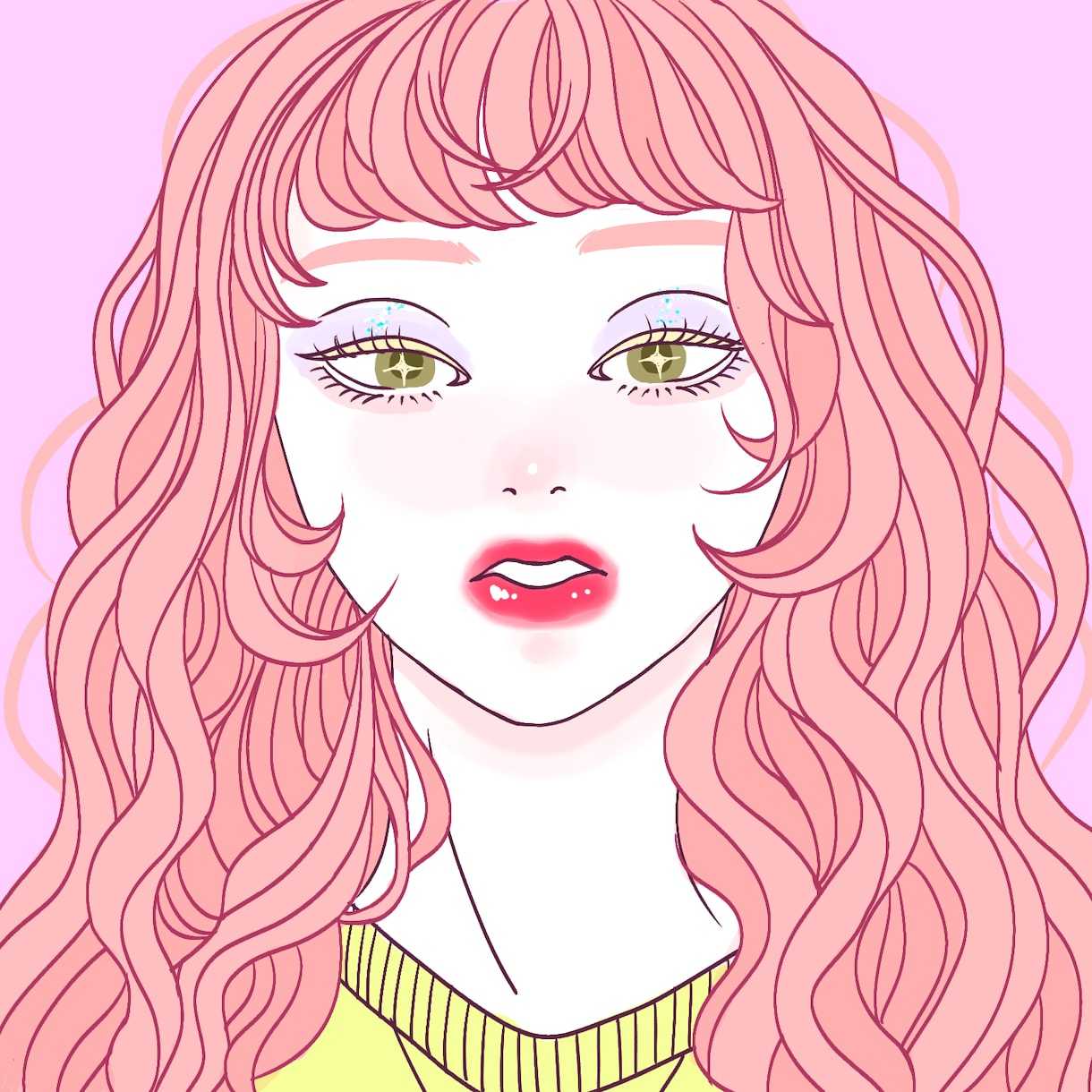 シンプルでおしゃれなアイコン・イラスト作成します 女性が得意ですが、男性も描けます イメージ2