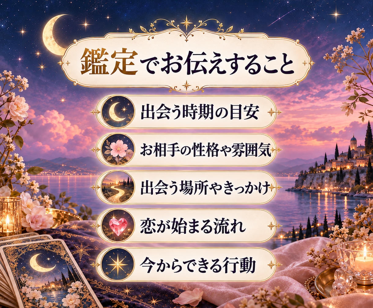 運命の人と出会う月を半年の恋愛カレンダーで占います 次の恋は何月に動き出す？半年先まで読みます イメージ2