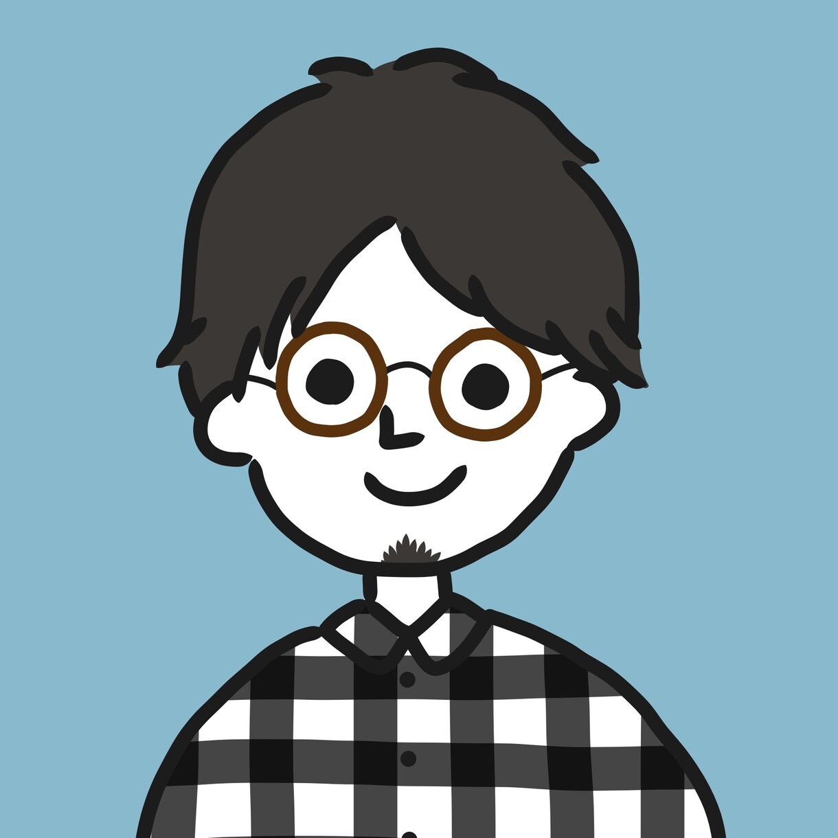 北欧風ほっこりにがおえ描きます 外国の絵本キャラクターのような雰囲気で イメージ4