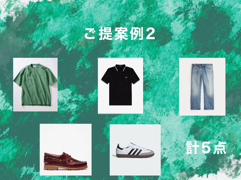 ご要望に合わせてコーディネートの提案をいたします 【男性限定】各予定に合わせた2日分のコーデを考えます！ イメージ4