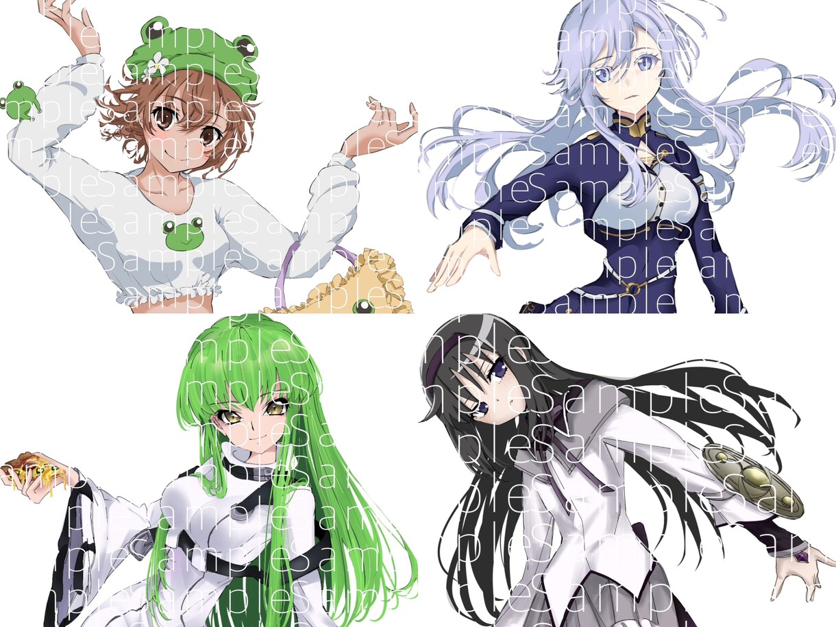 2月末まで特別価格！ 1枚絵/アイコン作成します 版権キャラ/オリキャラ 即日対応可！ご相談だけでも◎ イメージ6