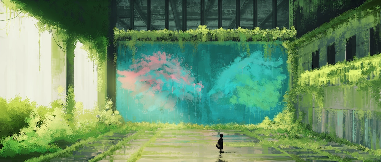 背景・風景イラストを制作いたします CDジャケット、楽曲MV、小説の表紙などに。 イメージ8