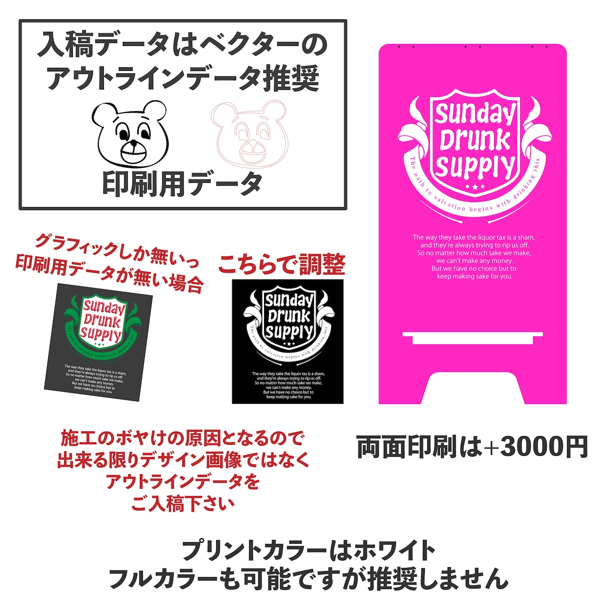 おしゃれな立て看板制作いたします 一歩先を見た演出 ブランディング用途として イメージ5