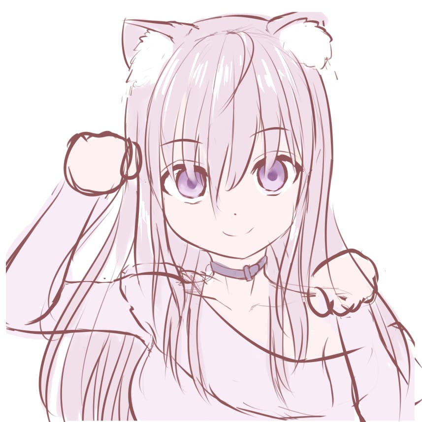 SNSアイコン作成します とりあえずかわいい女の子を厚塗りちっくに描きます イメージ2