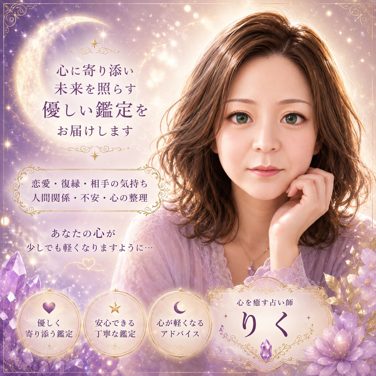 相手の気持ちを優しく読み解きます あなたの心に寄り添いながらお伝えします イメージ1