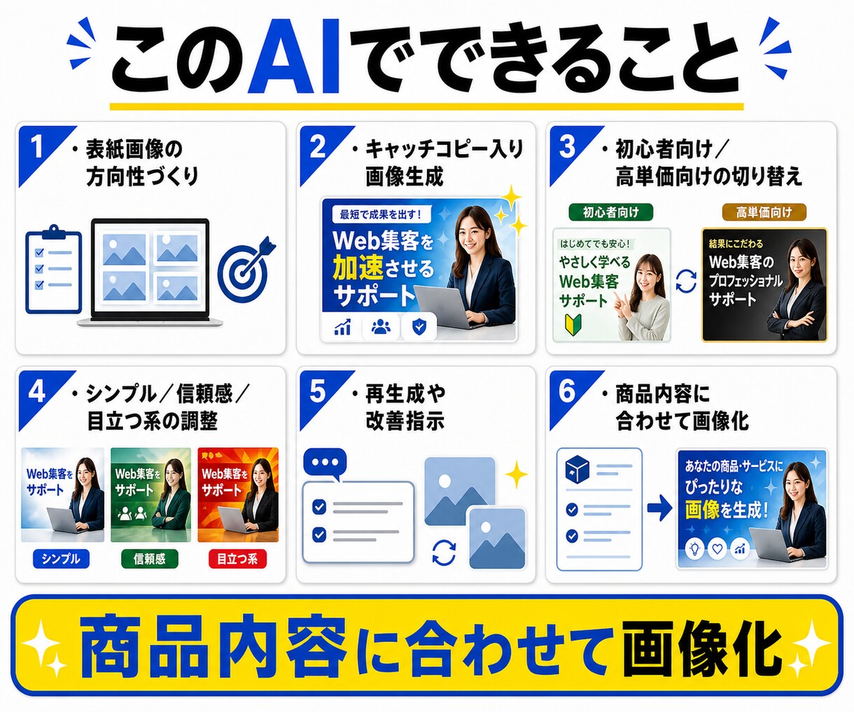 ココナラ商品画像を作れるAIを提供します 商品内容を入れるだけで画像生成できる専用AI イメージ7