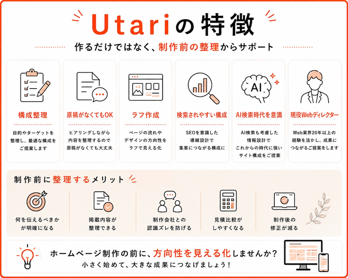 AI検索時代に選ばれるホームページ制作します リニューアル対応｜SEO・導線設計｜AIO・GEO・LLMO イメージ5