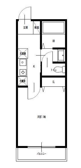 お部屋の家具、家電のレイアウト提案します 賃貸のお部屋内のレイアウトを検討中の方 イメージ1