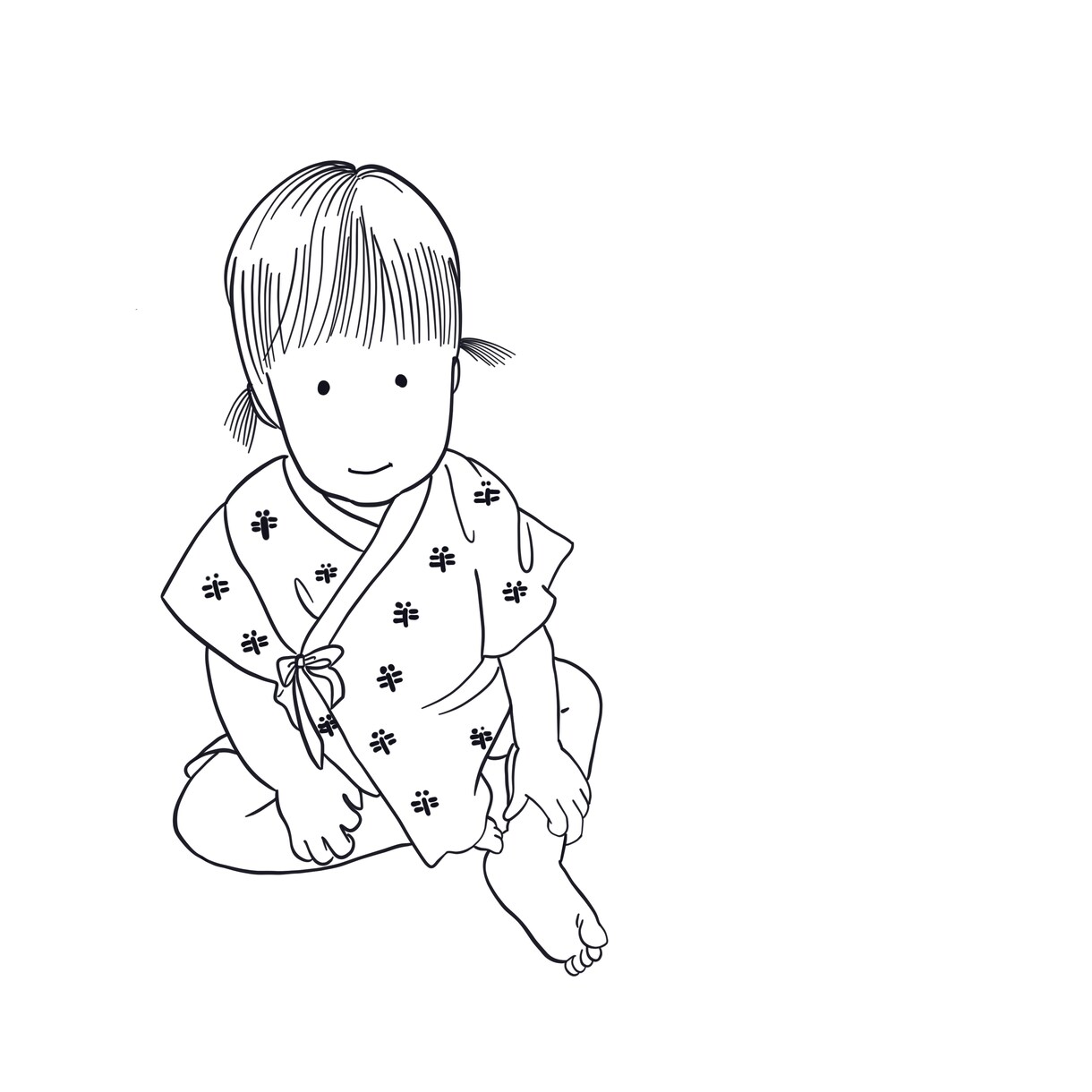 写真をもとに、やさしい線画イラストを描きます SNSやプロフィール画像に使いやすい、やさしい線画です イメージ3