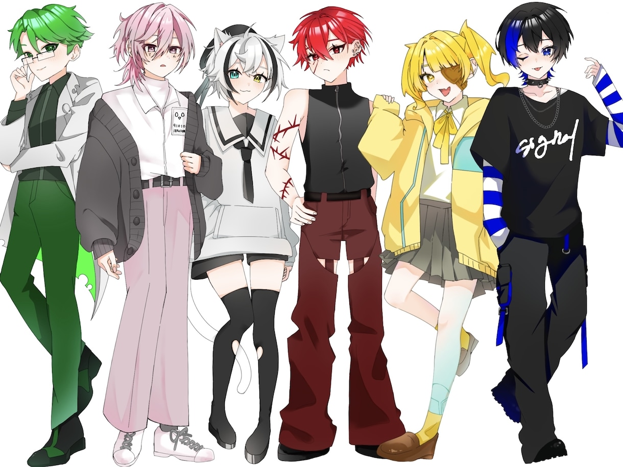立ち絵のイラストを描きます TRPGや活動者向けのイラストを受け付けてます！ イメージ1