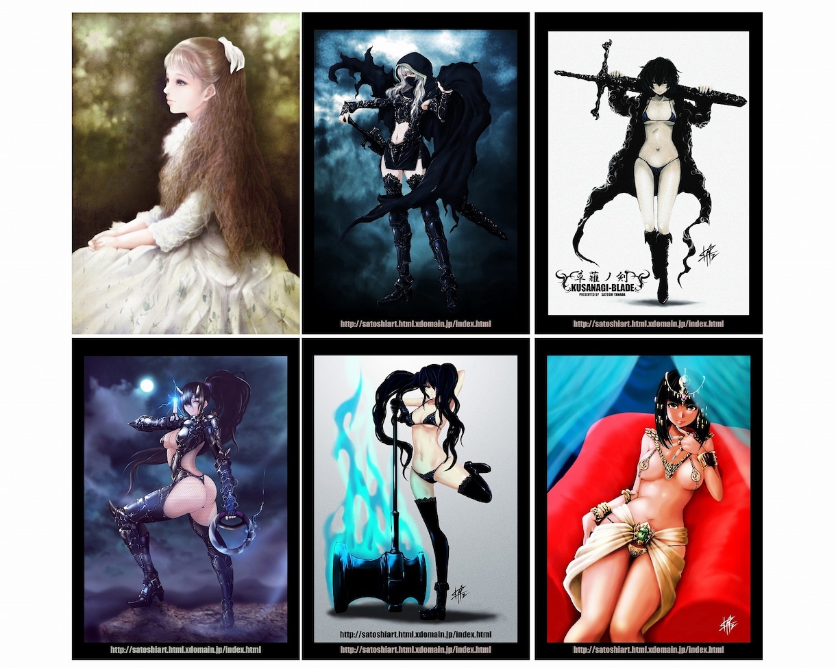 カッコイイイラストを製作します セクシーでスタイリッシュな女の子ならお任せを イメージ5