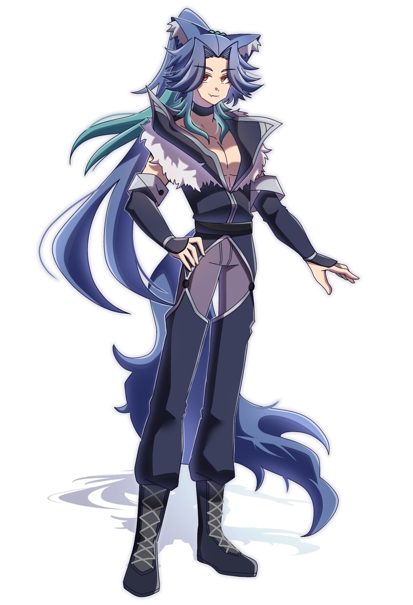 毛先の多いキャラクターの立ち絵を描きます アニメ塗りや女の子を描くのが得意です イメージ7