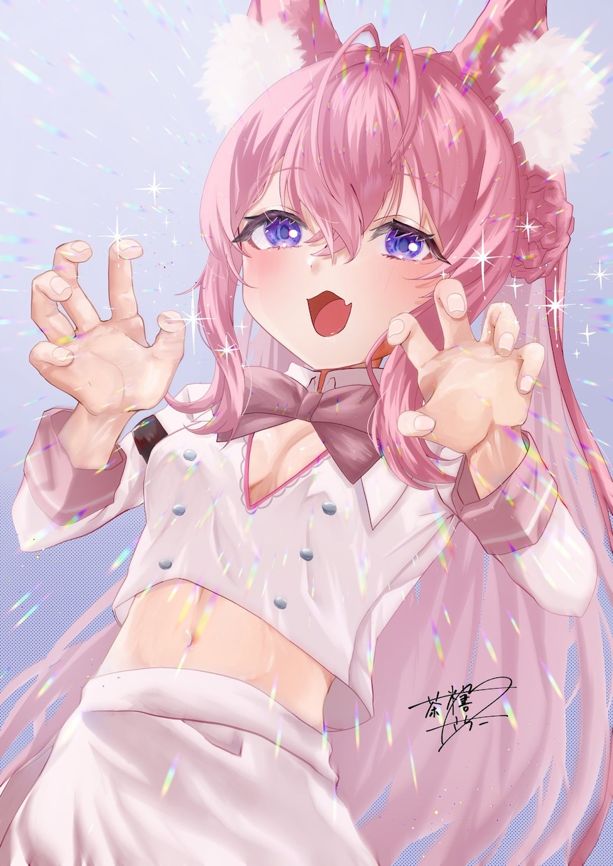 可愛い女の子のアイコン/イラスト描きます 魅力的で目を引くような子を描きます！ イメージ5