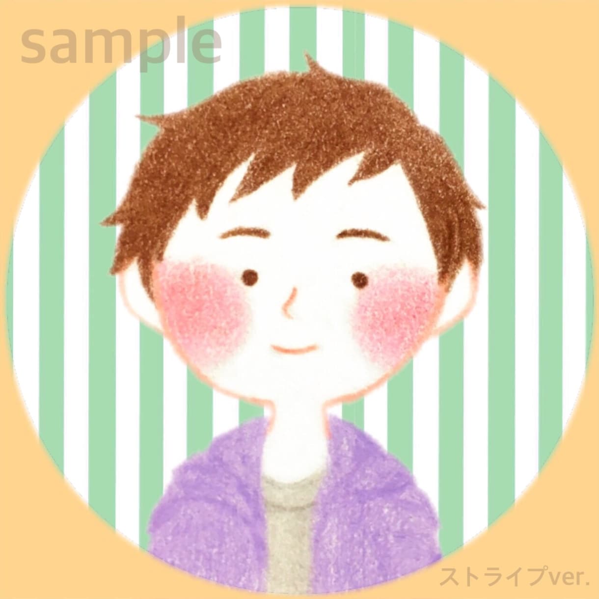まんまるかわいい似顔絵を描きます 丁寧さとスピード感を大切にしてます◎ イメージ9