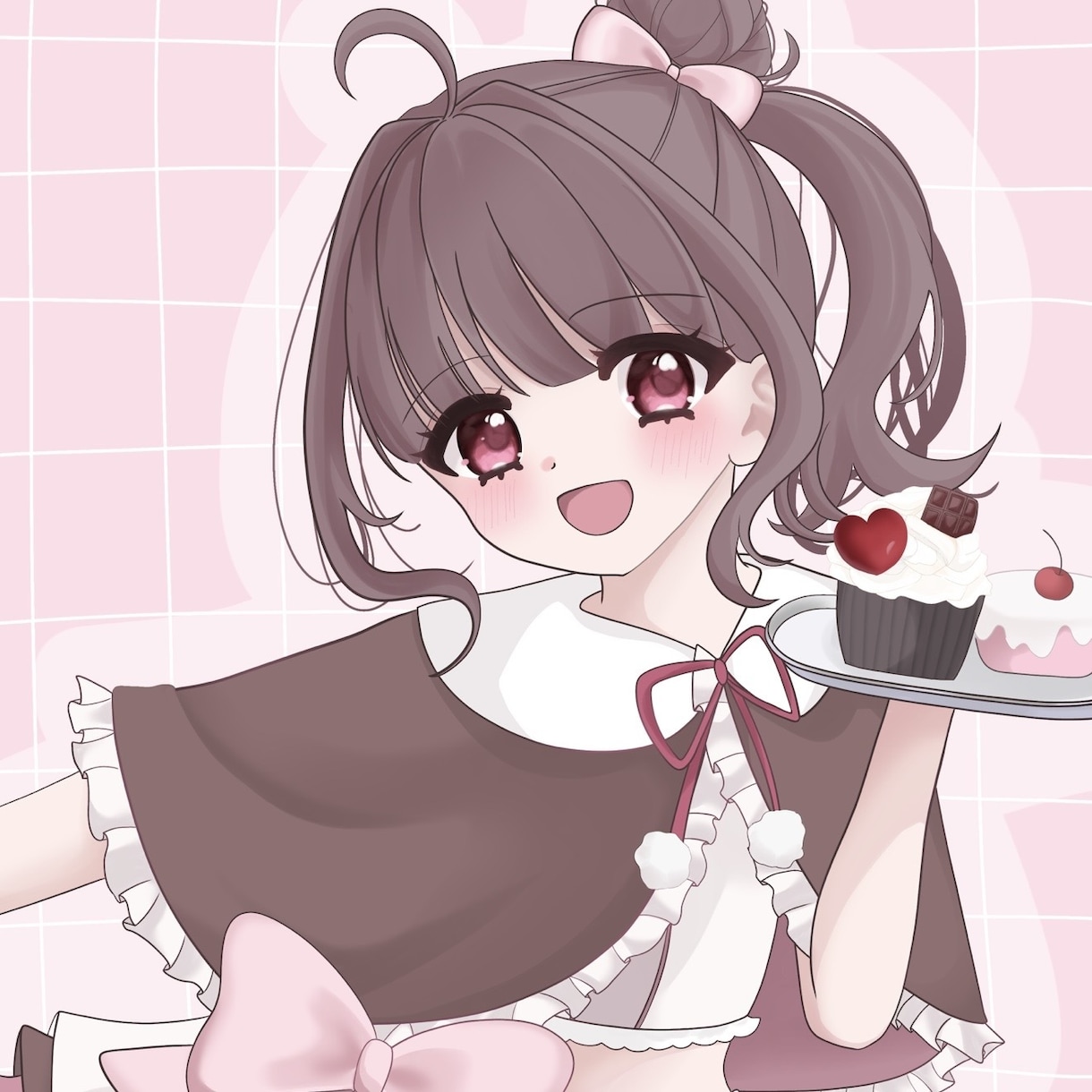 目を引くきゅるきゅるかわいいイラストを描きます 歌ってみた、SNS投稿、アイコン、サムネなどにばっちり！ イメージ2