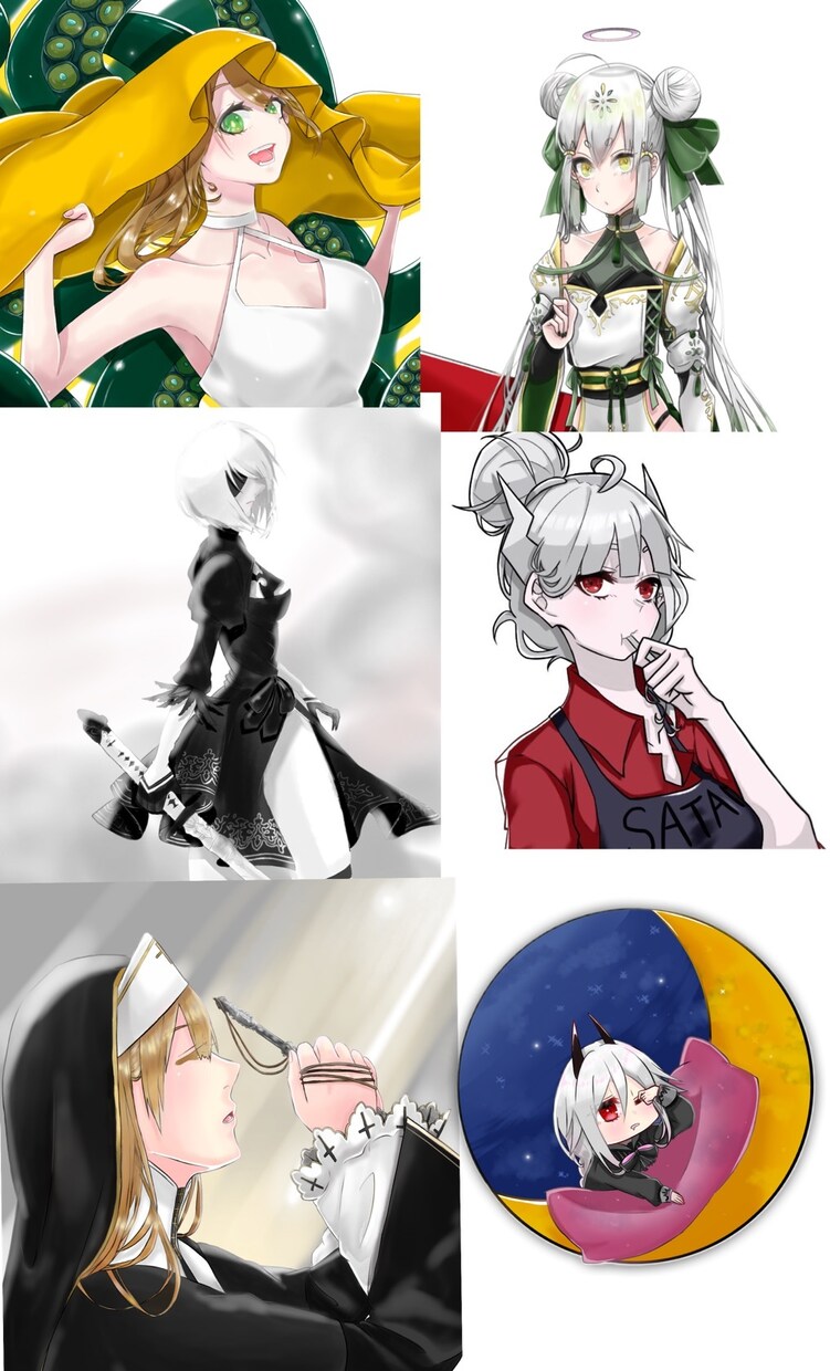 修正無制限、アイコンイラストお描きします かわいい&かっこいいからミニキャラを描きます！ イメージ7
