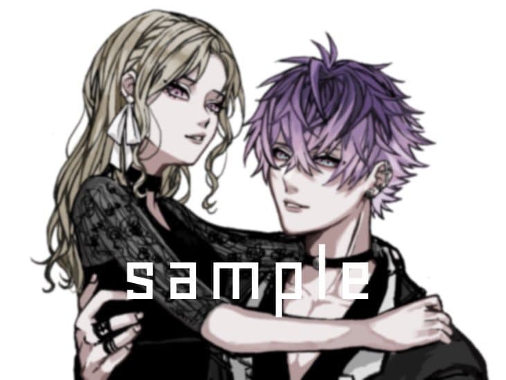 SNS用アイコン(またはヘッダー)を作成します 単体絵(※人外を除く)・夢絵(※)なんでも大丈夫です。 イメージ2