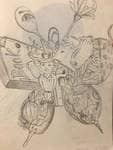女性の美しさを引き出した絵を描きます 本物のコスメティックを使用した世界にふたつもない鉛筆画 イメージ3