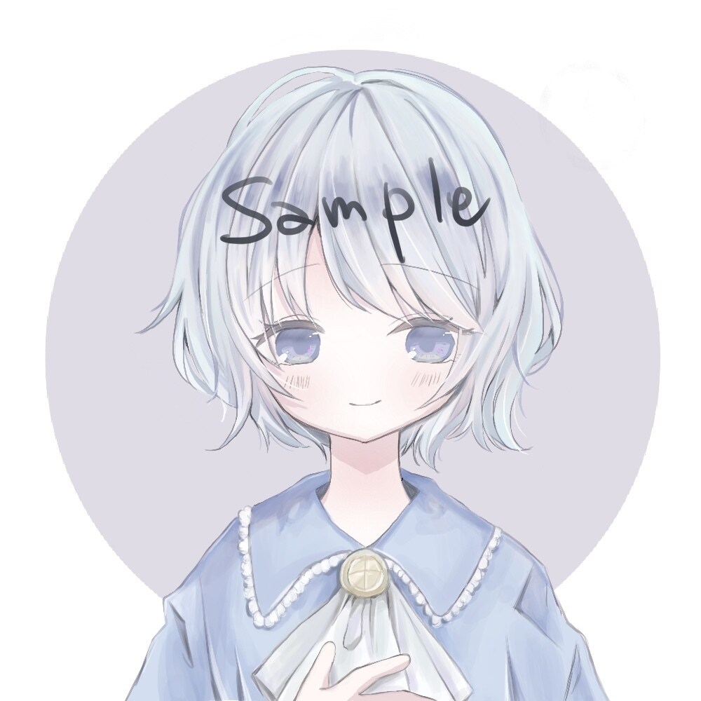 淡くふんわりなアイコンなどイラスト描きます やわらかい雰囲気の少女を描くことが多いです。 イメージ3