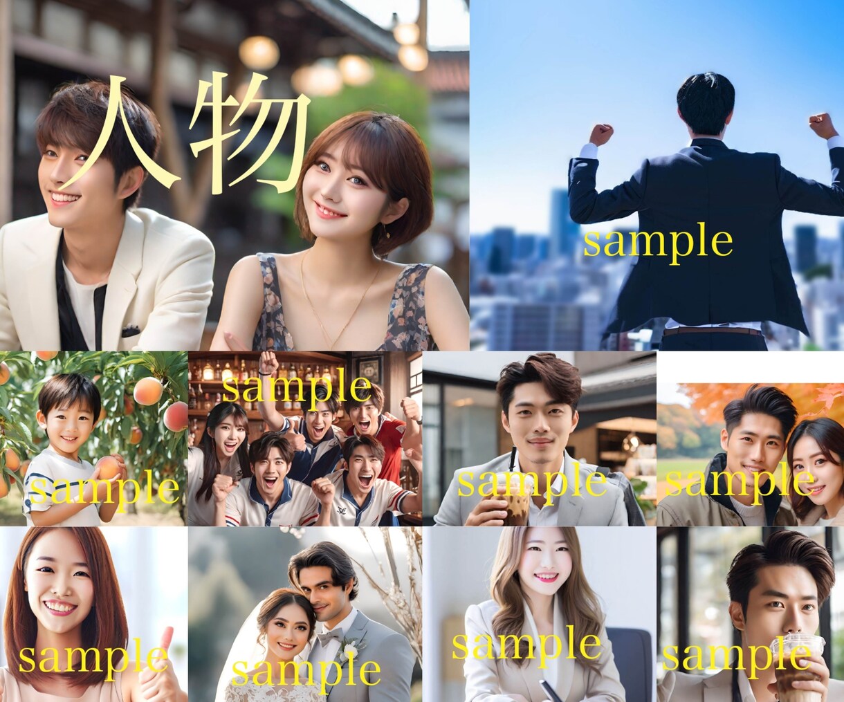 高品質なAI写真を作成致します 人物・動物・景色などの写真を中心に作成しています イメージ4