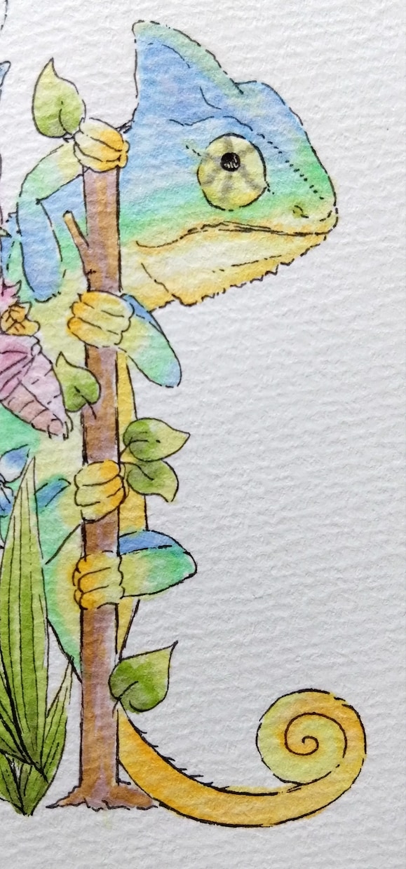 生き物×植物☆イニシャルやお名前を絵文字にします 1文字￥4,000～☆記念日･プレゼント･鑑賞用に イメージ7