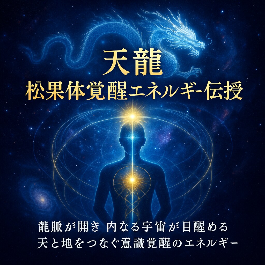 天龍松果体覚醒エネルギー伝授します ～龍脈覚醒と内なる宇宙の目醒め～ イメージ2