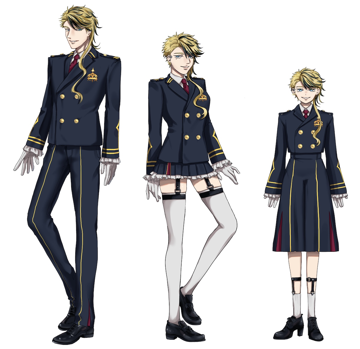 ゲーム・創作用立ち絵制作しますます シナリオ・ストーリーの雰囲気に合わせ絵柄を調節いたします イメージ1