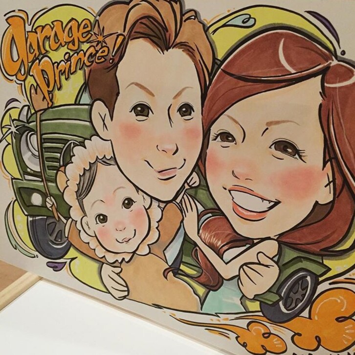 結婚式の似顔絵(デジタル)描きます ウェルカムボード用の似顔絵承ります♪ イメージ7