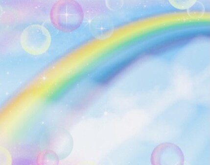虹の光！豊穣の黄金光線の虹アチューメントします ネガティブな思いを虹の光が包みます イメージ1