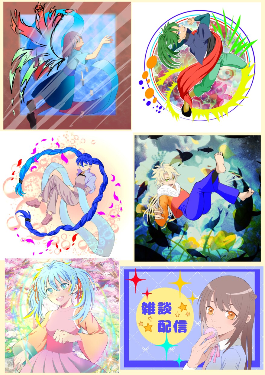 オリジナル一枚絵，立ち絵も描きます 様々な作風であなただけの一枚絵，立ち絵を描きます！ イメージ4