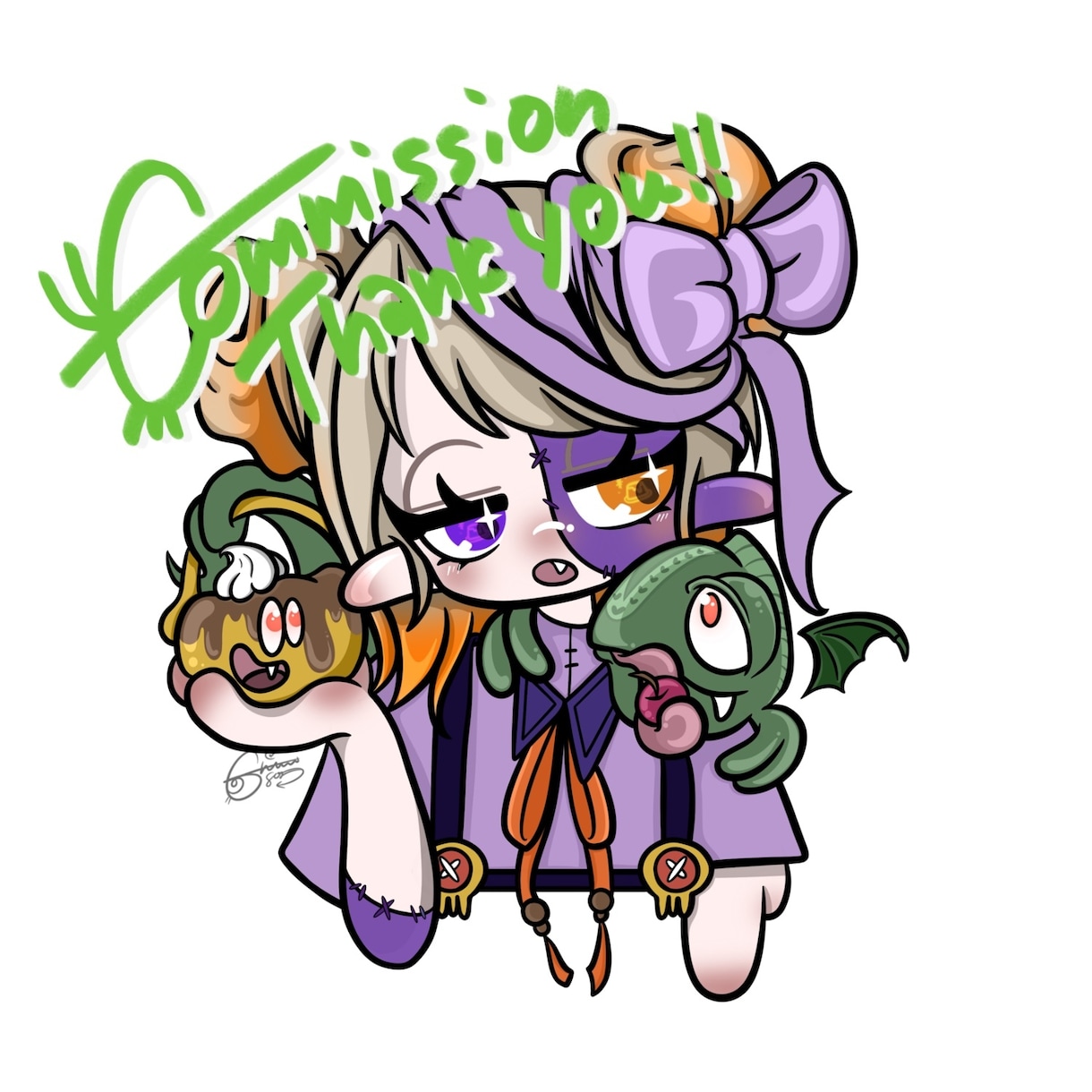 カラフルポップなアイコン描きます 個性を活かした、あなただけのイラスト イメージ2