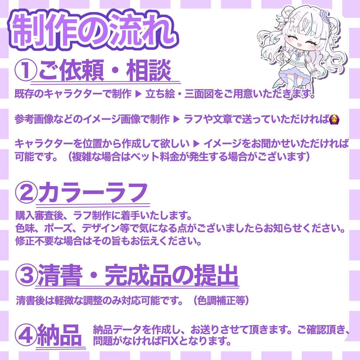 かわいいSDキャラクター・ミニキャラを制作します デフォルメされた可愛らしいミニキャライラストをお描きします！ イメージ4