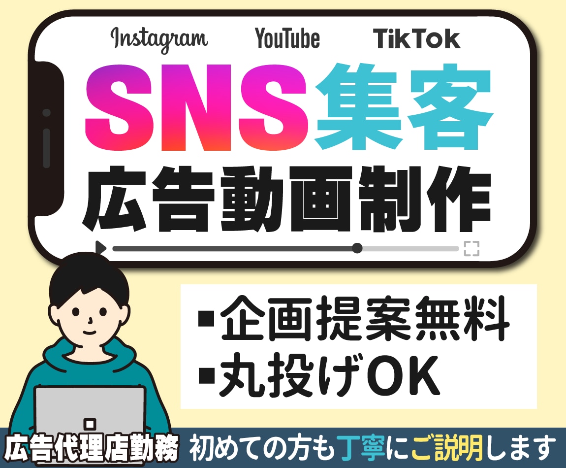 集客・販促用のショート動画広告を制作します ※ご相談時に企画提案まで可能です イメージ1