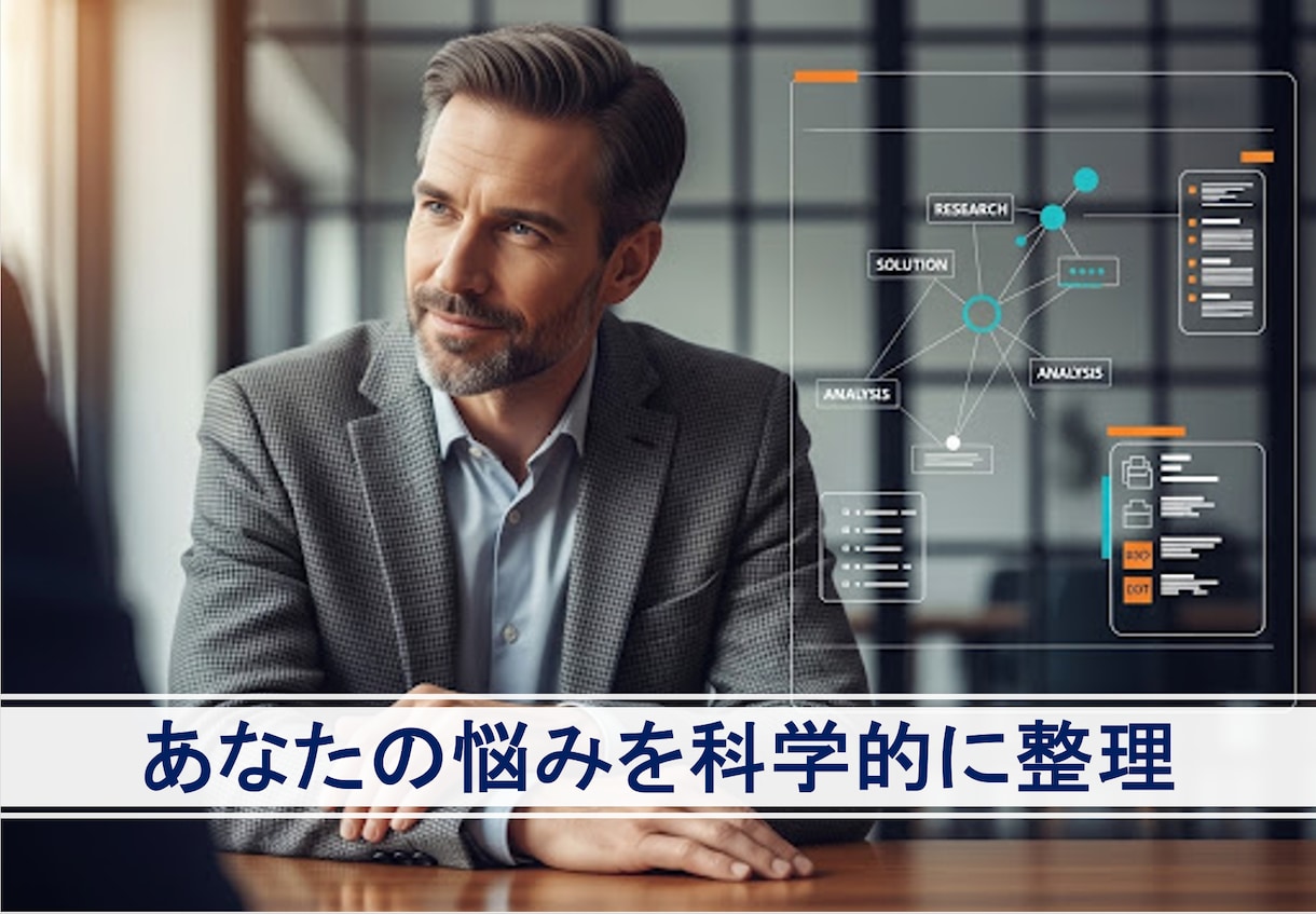 現役教授の傾聴｜あなたの悩みを科学的に整理します 東大医学部教員歴あり。批判・否定なし、秘密厳守 イメージ1