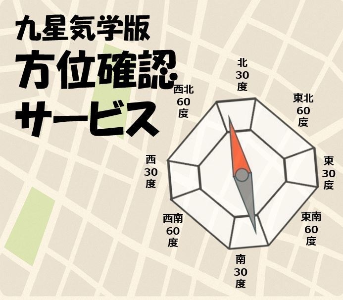 基点から移動目的地の九星気学的方位を調べます 吉方の「北」へ旅行計画しました。その目的地って本当に「北」？ イメージ1