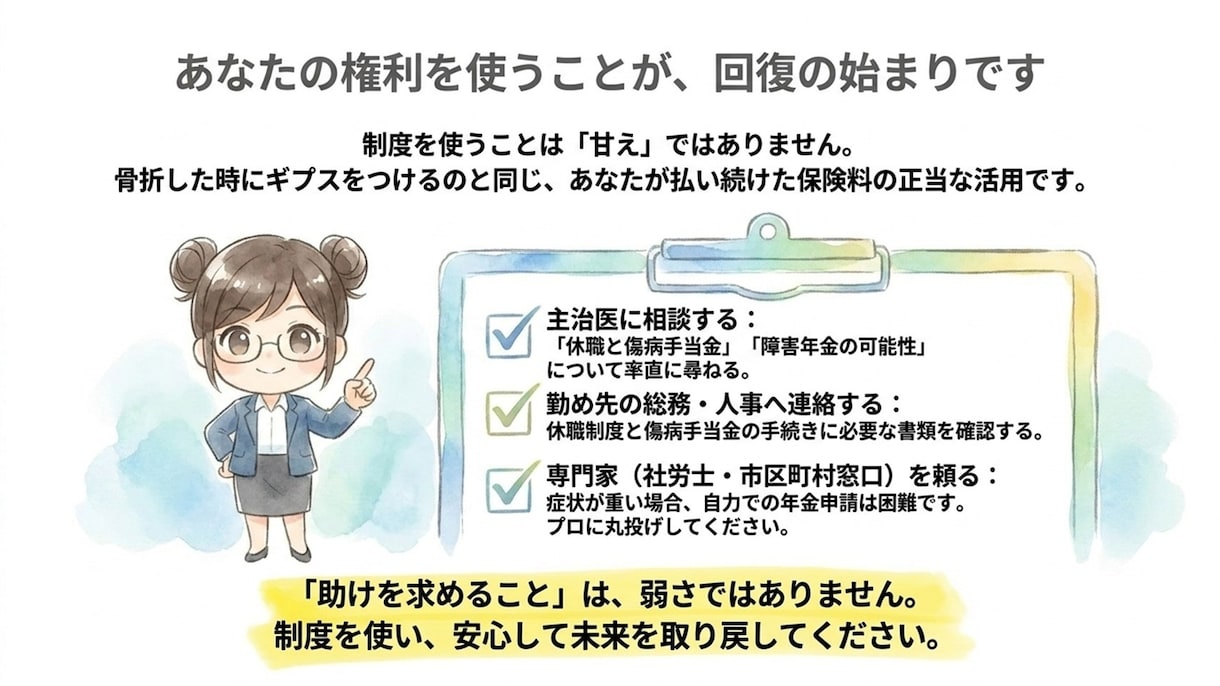 障害年金申請を迷っている方へプロが優しくお聞きます 障害年金とは、自分は対象なのかな？　入口で困っている人向け イメージ10