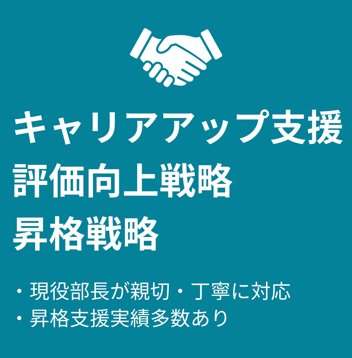 キャリアアップに向けた壁打ちお受けします 現役部長が100%あなたの味方となり親身にサポート イメージ1