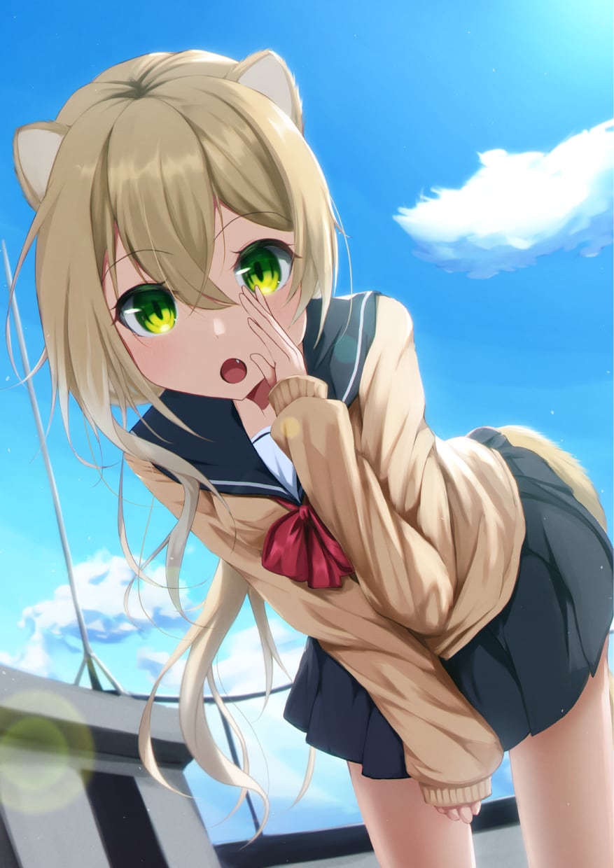 一枚絵作成します 可愛いケモ耳娘のイラストを描きます イメージ4
