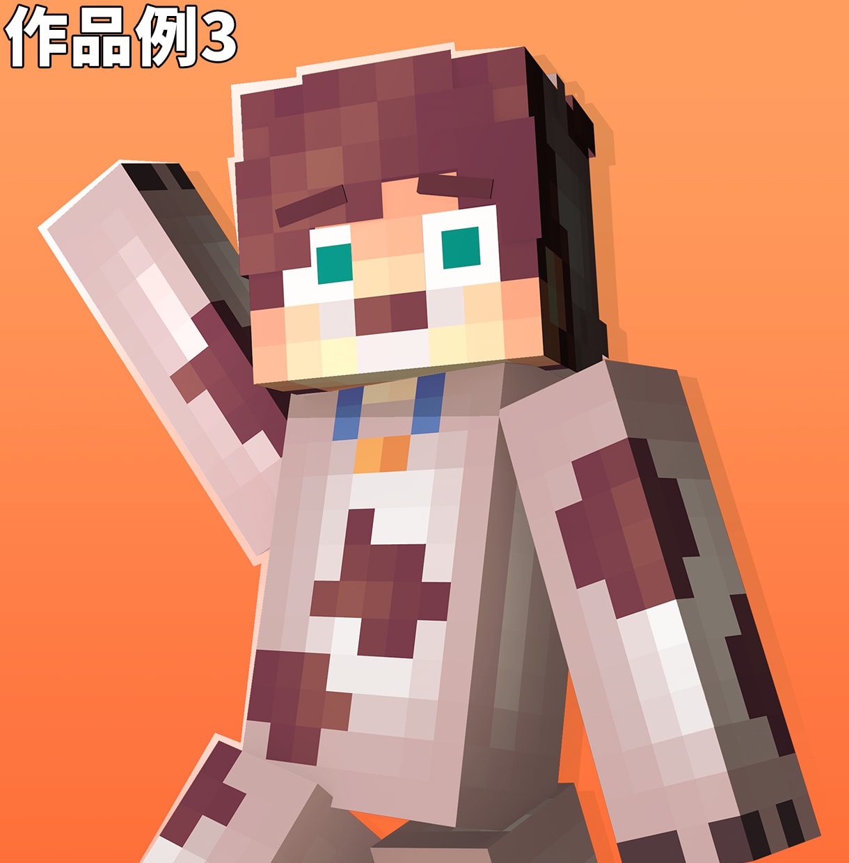 あなたのスキンでマインクラフトのアイコンを作ります ポップなマイクラアイコンをお手頃価格で！ イメージ5