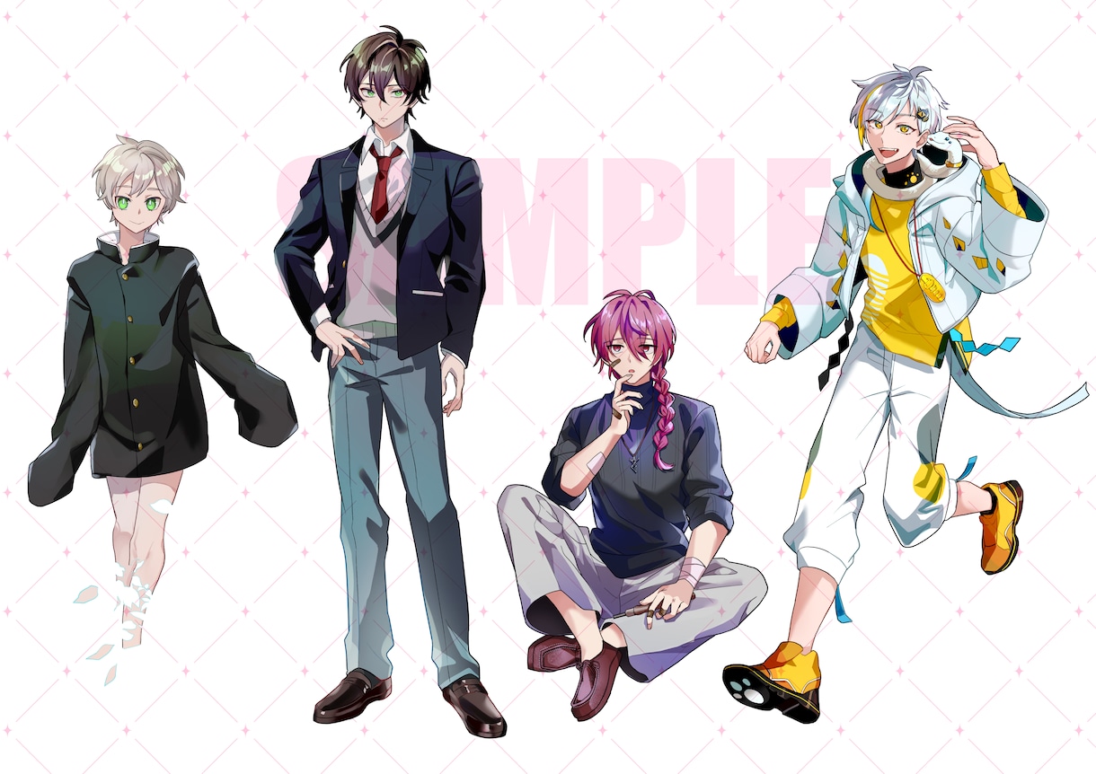 TRPGや配信用に！キャラクター立ち絵を作成します 親しみやすいアニメ塗りで貴方だけの素敵なキャラクターを形に イメージ9