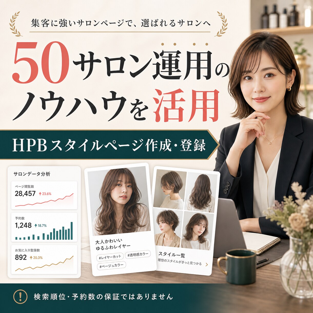 HPBのスタイルを1000件作成・登録します スタイル作成から登録まで丸投げ！スタイルを効率よく増やします イメージ5