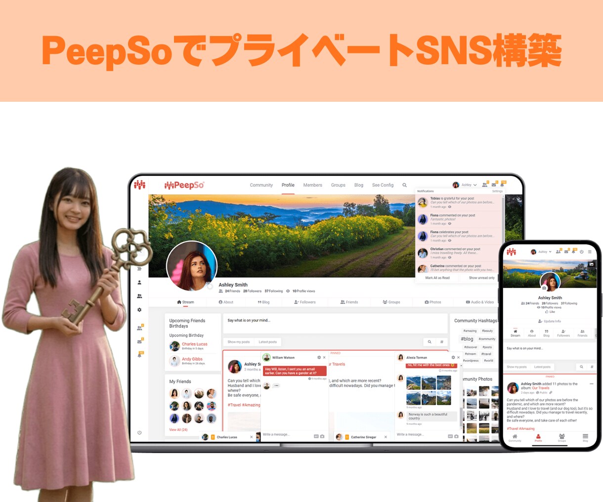 PeepSoでSNS構築を格安・最速サポートします ワードプレス初心者OK！業界最安値＆即レスでSNS化を実現 イメージ4
