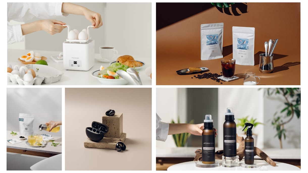 暮らし感のある商品のイメージ写真を撮影します 【高評価多数◎】テーブルフォトや白背景の撮影も承ります。 イメージ1